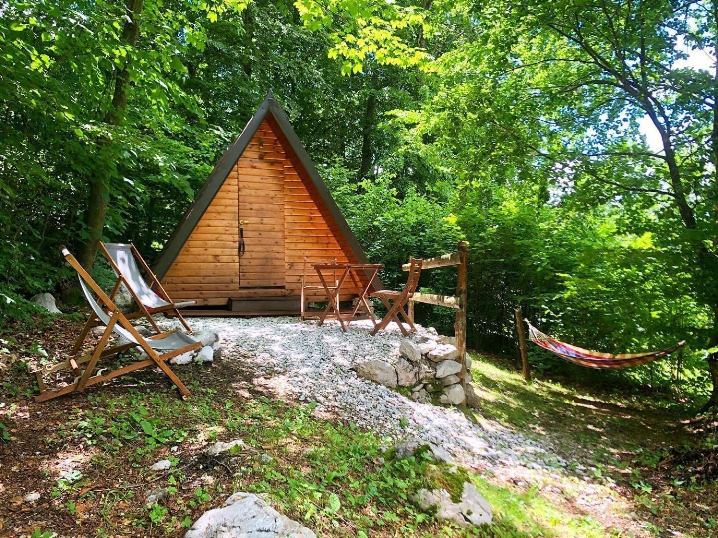 Hotel Glamping Krn Kobarid Exterior foto
